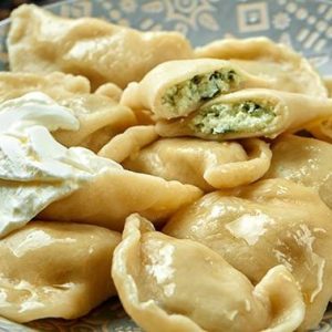 Spinach & Sheep Cheese Varenyki HOT