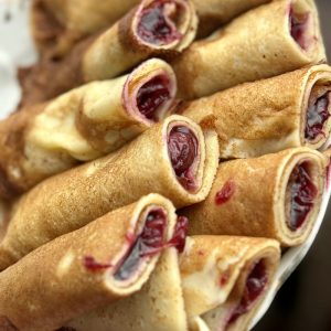 Poppy Seed & Cherry Bliny HOT